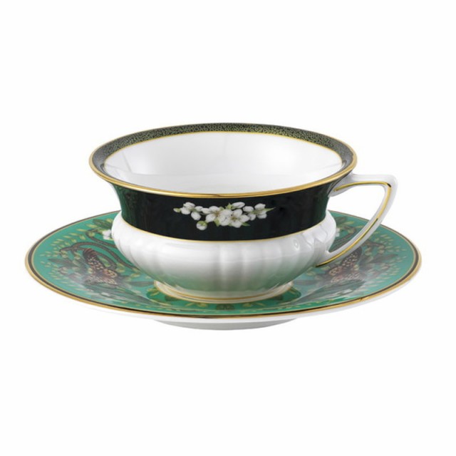 ウェッジウッド WEDGWOOD ワンダーラスト エメラルド フォレスト ティーカップ&ソーサーの通販は