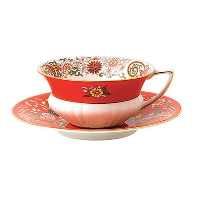 ウェッジウッド WEDGWOOD ワンダーラスト クリムゾン オリエント ティーカップ＆ソーサー【25％OFF SALE】の通販は