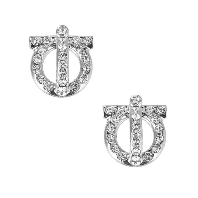 フェラガモ FERRAGAMO 760417/PALL/CRYST ピアス【25％OFF SALE】 送料無料の通販は