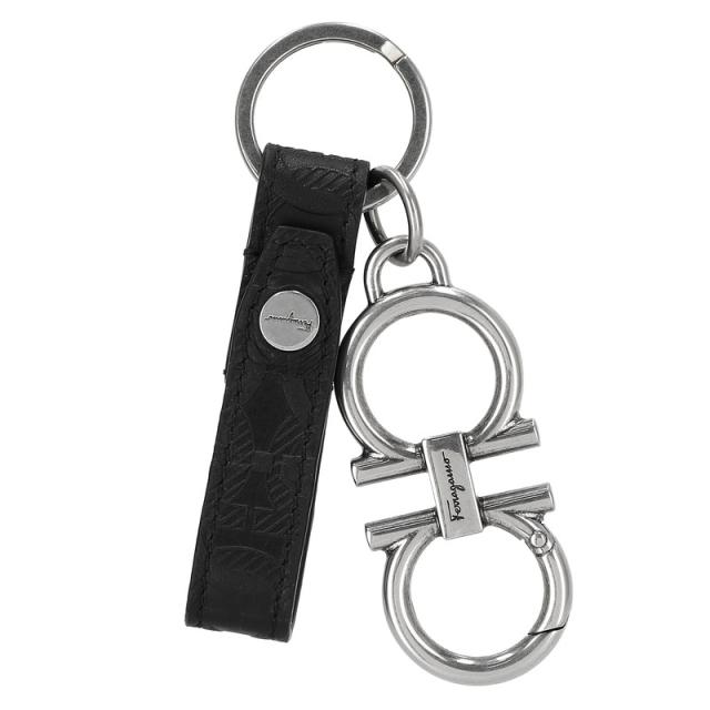 フェラガモ FERRAGAMO 66A717 PEBBLE/NER キーリング 送料無料の通販は