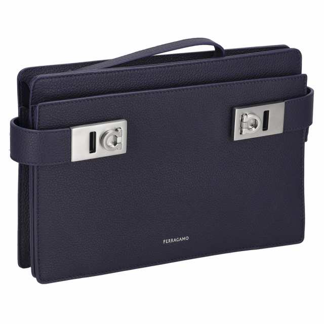 フェラガモ FERRAGAMO 241251 CALF/MIDNIGHT クラッチ・セカンドバッグ 送料無料