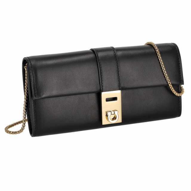 フェラガモ FERRAGAMO 220668 CALF/NER 長財布 送料無料