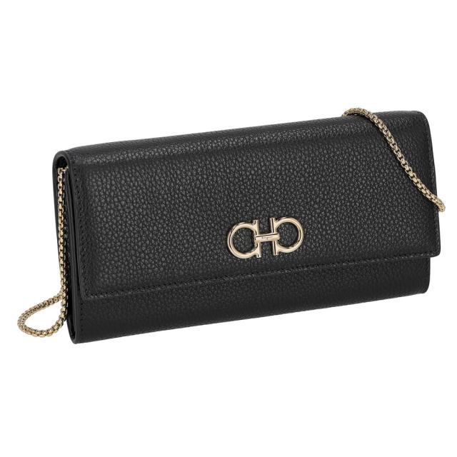 フェラガモ FERRAGAMO 220636 CALF/NER-R 長財布（ラウンドファスナー） 送料無料の通販は 112,200円