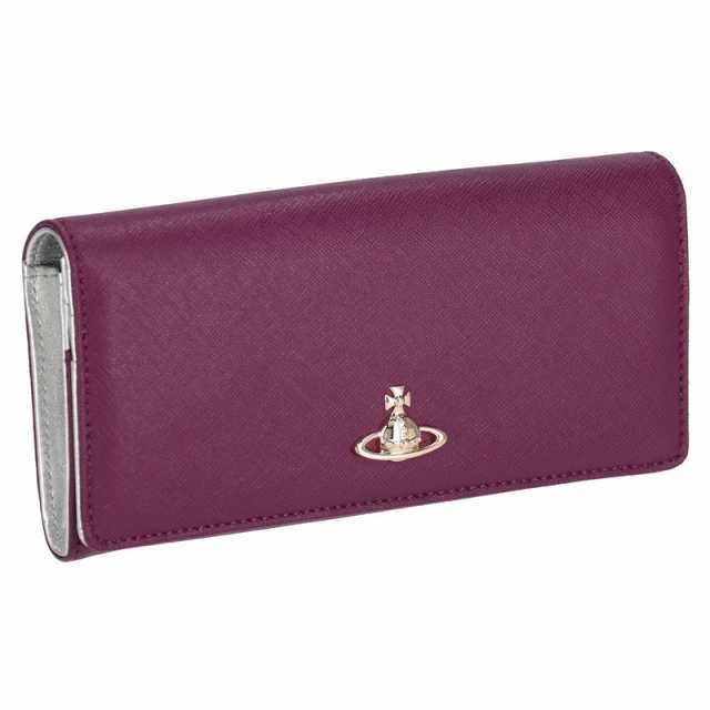 ヴィヴィアン・ウェストウッド VW 51040027-SAFFIANO/PURPLE/J401 長財布【54％OFF SALE】 送料無料