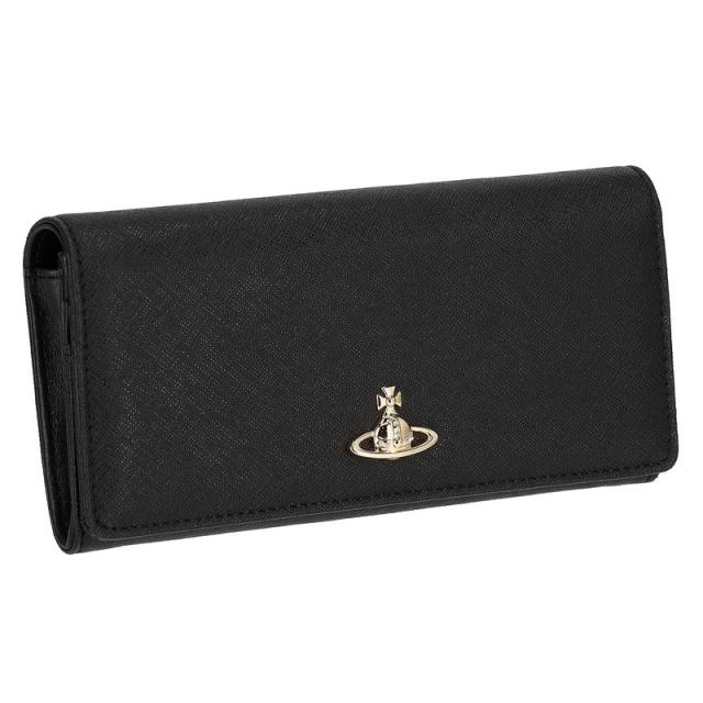 ヴィヴィアン・ウェストウッド VW 51040027-SAFFIANO/BLACK/N403 長財布【48％OFF SALE】 送料無料の通販は 21,577円