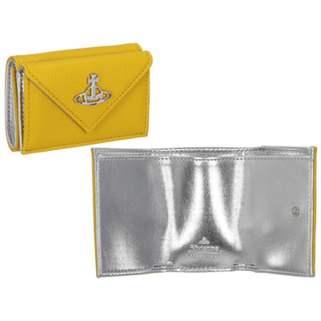 ヴィヴィアン・ウェストウッド VW 51150009-RE-VEGAN GRAIN/YEL/E406 三つ折り財布【48%OFF SALE】 送料無料の通販は ヴィヴィアン・ウェストウッド VW 51150009-RE-VEGAN GRAIN/YEL/E406 三つ折り財布【48%OFF SALE】 送料無料の通販は