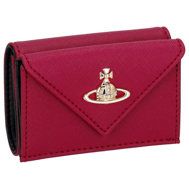 ヴィヴィアン・ウェストウッド VW 5115002EW-SAFF PLAIN/RED/H411 三つ折り財布【44％OFF SALE】 送料無料の通販は 20,121円