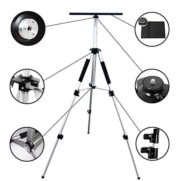 プロジェクター台 三脚式 プロジェクタースタンド 55cm 140cm 3段階 高さ調整機能 折り畳み 収納便利 耐荷重15kgの通販はau Pay マーケット ロールショップ