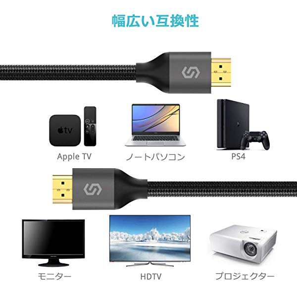 プレミアムハイスピードHDMI ケーブル 2M [Nintendo Switch 対応 