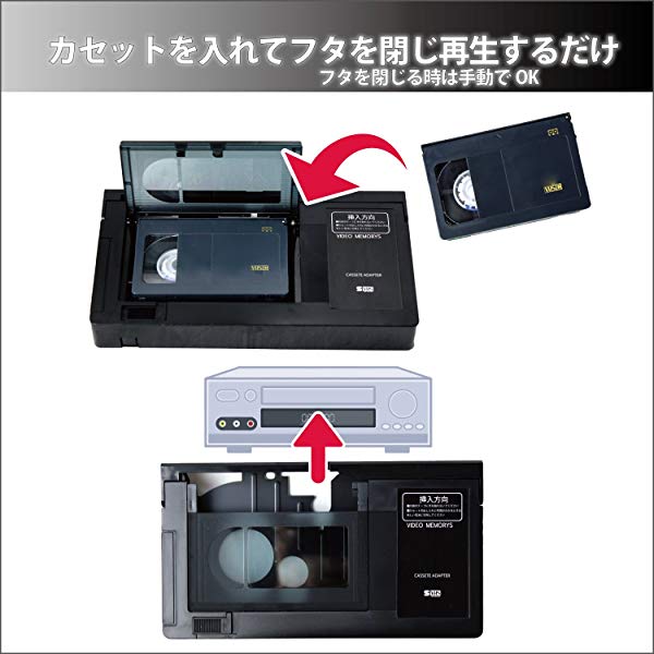 Vhs Vhs C カセットアダプター アタッチメント Vhs C変換の通販はau Pay マーケット ロールショップ