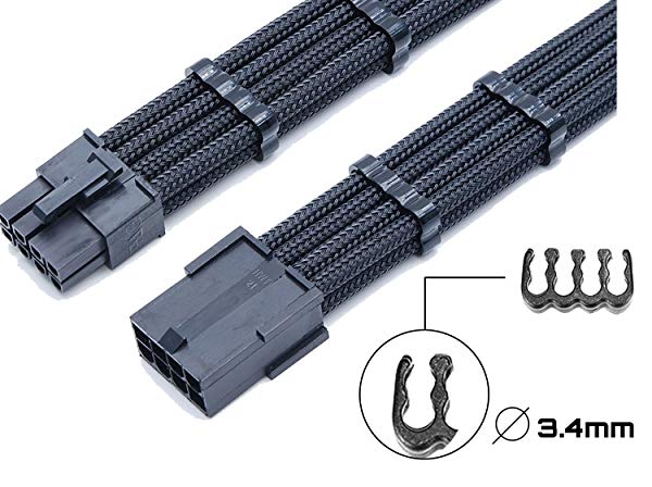 3 4mm スリーブケーブル Pcケーブルコーム ガイド スリーブガイド 24点セット 24 Pinx4 8 Pinx12 6 Pinx8 黒いの通販はau Pay マーケット ロールショップ