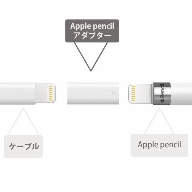 Apple Pencil 充電アダプター アップル ペンシル USBケーブル用変換