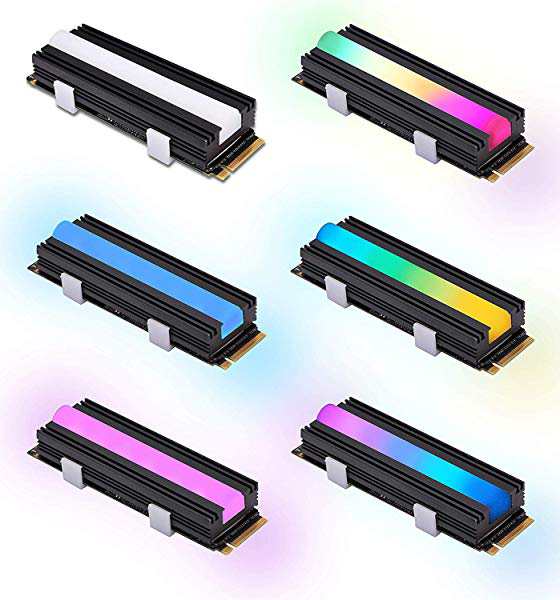 アドレサブル RGB SATA M.2 NVMe SSD NGFF - 2280 SSDクーラー ヒートシンク, M.2冷却フィン,ヒートシンク用放熱  (サーマルパッ ...の通販はau PAY マーケット - ロールショップ