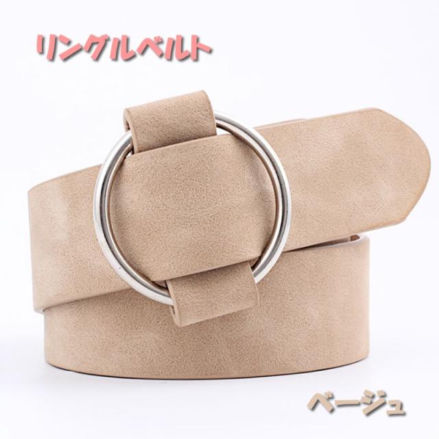 リンクルベルト ベージュ コルセット 帯 レディース 女性 ワンピース パンツ リング バックル Rinklebelt Beの通販はau Pay マーケット Kaga Lab Au Pay マーケット店