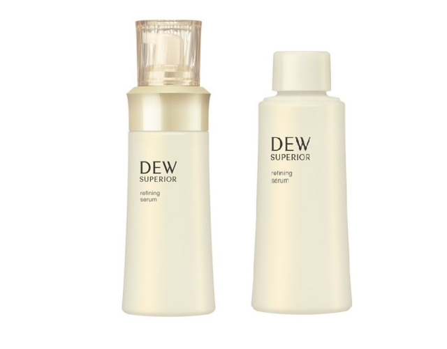 カネボウ　DEW　スペリア　リファイニングセラム　本体+レフィルセット