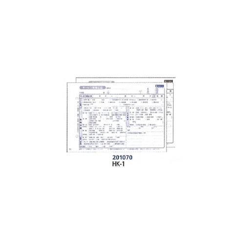 訪問介護伝票(介護サービス実施記録)50組 201070 KSコピー印刷