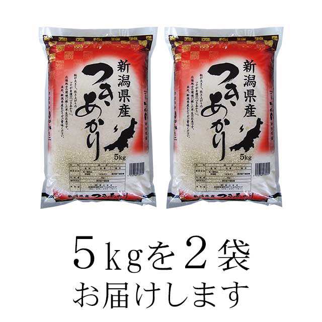 10キロ　令和5年産】新潟県産　米　マーケット　つきあかり　【送料無料　PAY　マーケット店　※沖縄送料+2,200円】　PAY　マーケット－通販サイト　新潟おこめ市場　10kg　精米　令和5年　1の通販はau　PAY　10kg　お米　（5キロ×2袋）　au　送料無料　au