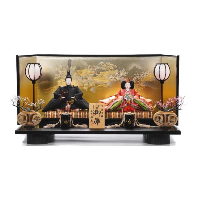 【雛人形】京九番 黒袍 雲立涌文様 親王飾り | 小出松寿作 135,300円