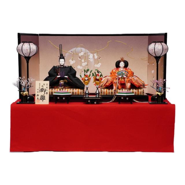 【雛人形】京十番 古今 黒袍 親王飾り | 小出松寿作