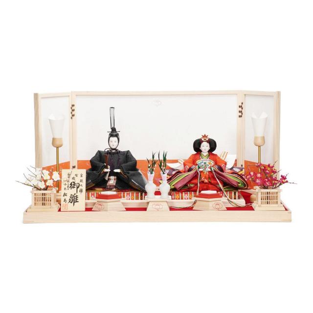 【雛人形】京十番 平安 黒袍 親王飾り | 小出松寿作