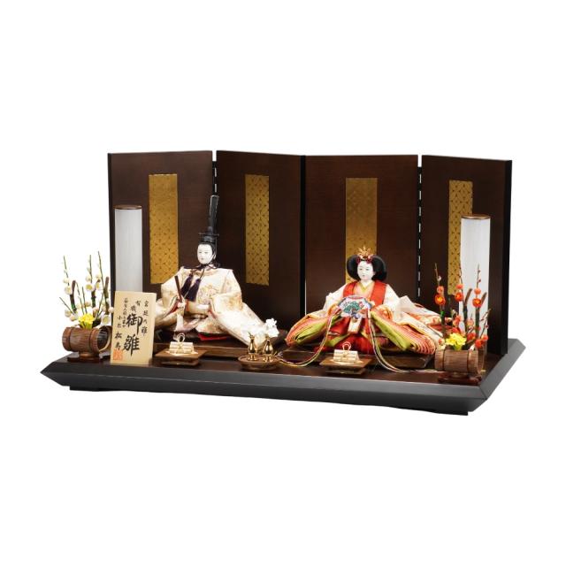 【雛人形】京十番 華壱年文様 親王飾り | 小出松寿作_1