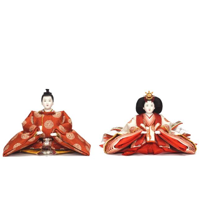 【雛人形】京十一番 平安 雲立涌向鶴文様 親王揃い収納飾り | 小出松寿作_3