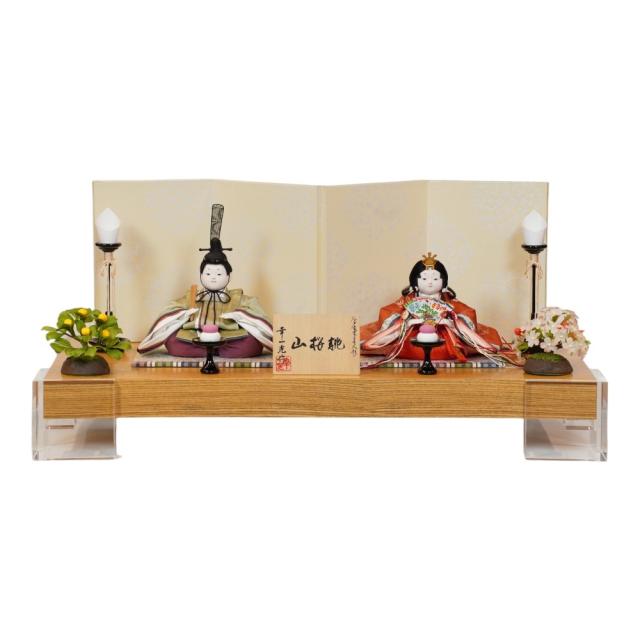 【雛人形】「山桜桃」 親王飾り | 幸一光作