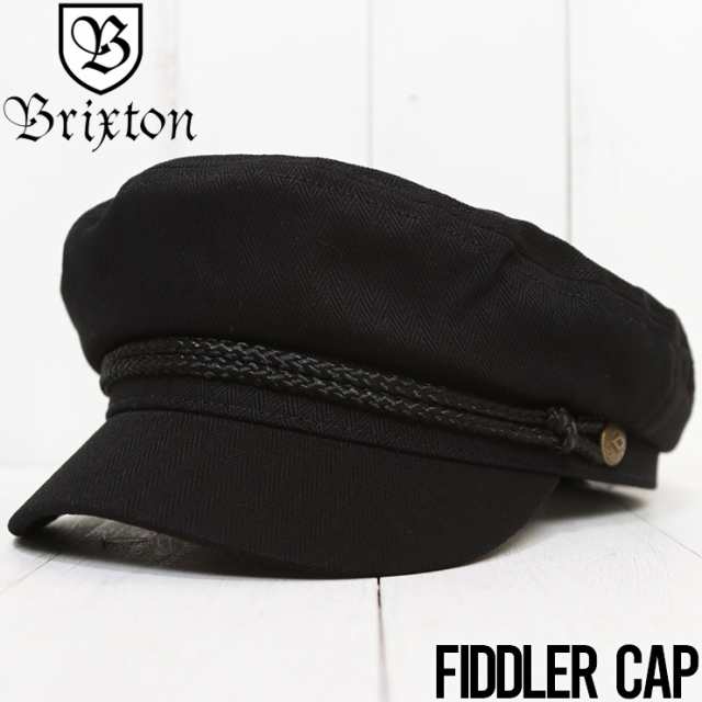 【送料無料】 BRIXTON ブリクストン FIDDLER CAP ハンチング マリンキャップ 10772 BLACK [FB] [FB]