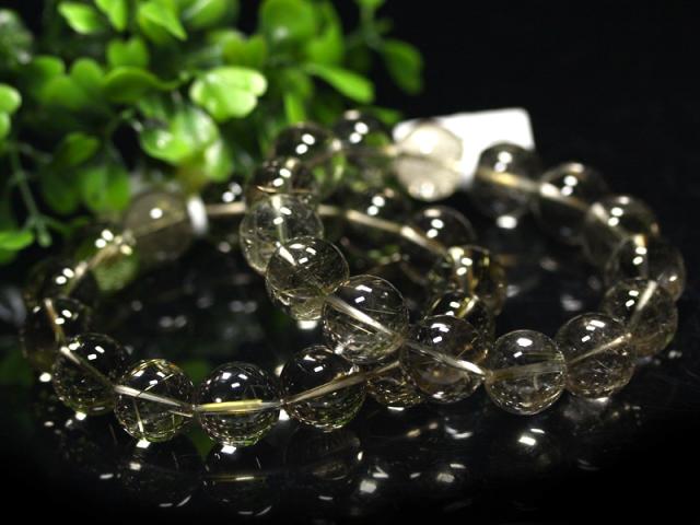 ☆高品質☆【天然石 ブレスレット】山梨水晶 (約12mm)  パワーストーン 母の日 ギフト 25,500円