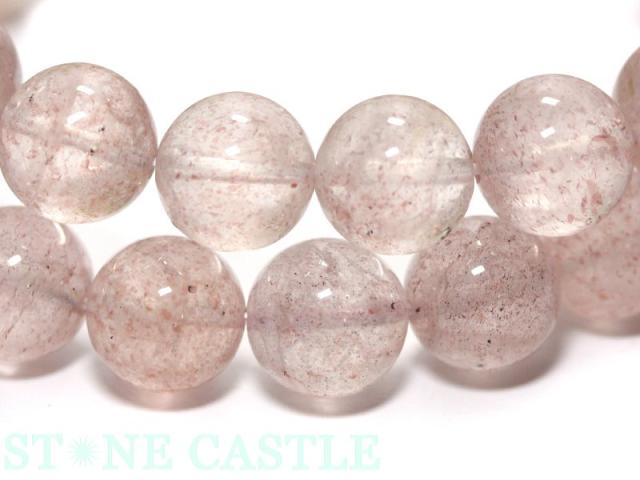 ☆高品質☆【天然石 ブレスレット】ストロベリークォーツ (ロシア産) (約11.5〜12mm) パワーストーン 母の日 ギフト_2
