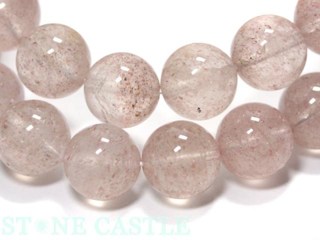 ☆高品質☆【天然石 ブレスレット】ストロベリークォーツ (ロシア産) (約11.5〜12mm) パワーストーン 母の日 ギフト_3
