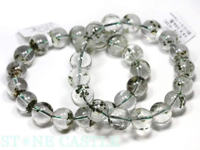 ☆高品質☆【天然石 ブレスレット】星入水晶 (スパイダークォーツ) マダガスカル産 (約13〜13.5mm) (ケース付) パワーストーン 母の日 ギフト