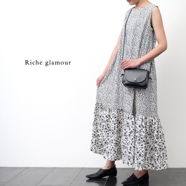 ワンピース ノースリーブワンピ ロング Aライン 切替 フリル 花柄 小花柄 レディース アイボリー Sale セールの通販はau Pay マーケット Styleblock スタイルブロック Au Pay マーケット店