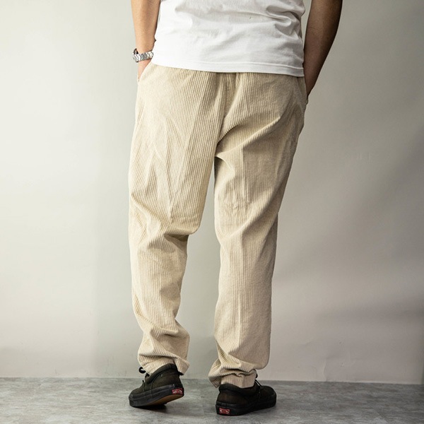 シェフパンツ イージーパンツ コーデュロイ 無地 12分丈 ロング セットアップ カジュアル パンツ ボトムス メンズ アイボリー ブラウン の通販はau Pay マーケット Styleblock スタイルブロック Au Pay マーケット店