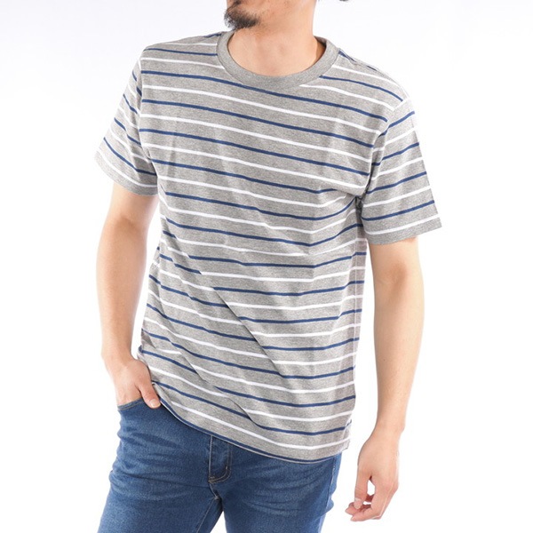 Tシャツ カットソー 半袖 クルーネック 丸首 ボーダー柄 ボーダーカットソー 細ボーダー 綿 マリン トップス メンズ Sale セールの通販はau Pay マーケット Styleblock スタイルブロック Au Pay マーケット店
