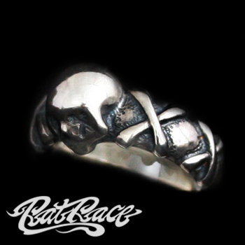 RAT RACE 初期スカルデザイン シルバー925 リング RAT RACE 初期スカルデザイン シルバー925 リング Rat Race ラット