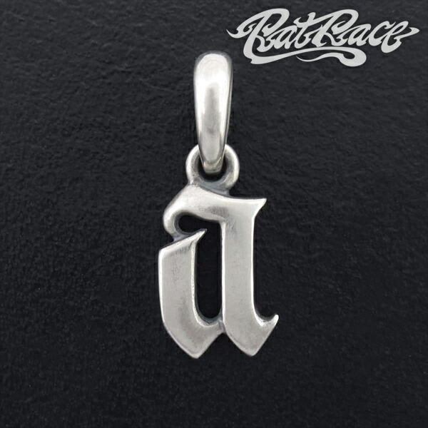 RAT RACE ラットレース R.A.W ロワーケーストップ e イニシャル ペンダントトップ チェーンなし アルファベット トップ ネックレストップ RAT RACE ラットレース R.A.W ロワーケーストップ i イニシャル