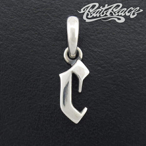 RAT RACE ラットレース R.A.W ロワーケーストップ e イニシャル ペンダントトップ チェーンなし アルファベット トップ ネックレストップ RAT RACE ラットレース R.A.W ロワーケーストップ i イニシャル