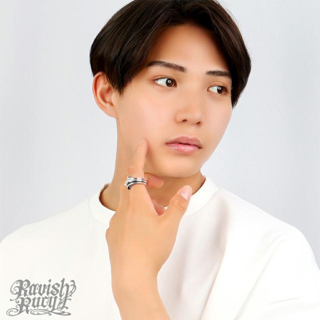 Ravish Rucy ラヴィッシュルーシー リリー リング 指輪 3〜30号 シルバー リリィ ユリ 百合 きれいめ かっこいい 上品 シルバーリング メンズ_3