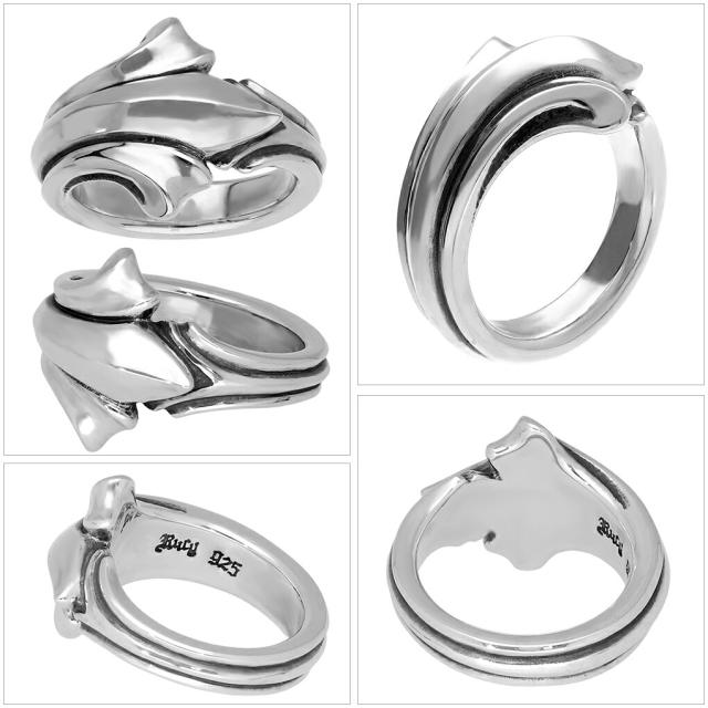 Ravish Rucy ラヴィッシュルーシー リリー リング 指輪 3〜30号 シルバー リリィ ユリ 百合 きれいめ かっこいい 上品 シルバーリング メンズ_4
