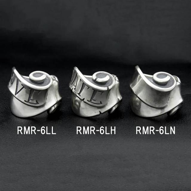 RAT RACE フラップ リボン リング L ラブ 指輪 7〜30号 シルバー 925 メンズリング メッセージ 文字 幅広 大きい 大きめ シルバーリング メンズ 男性_9