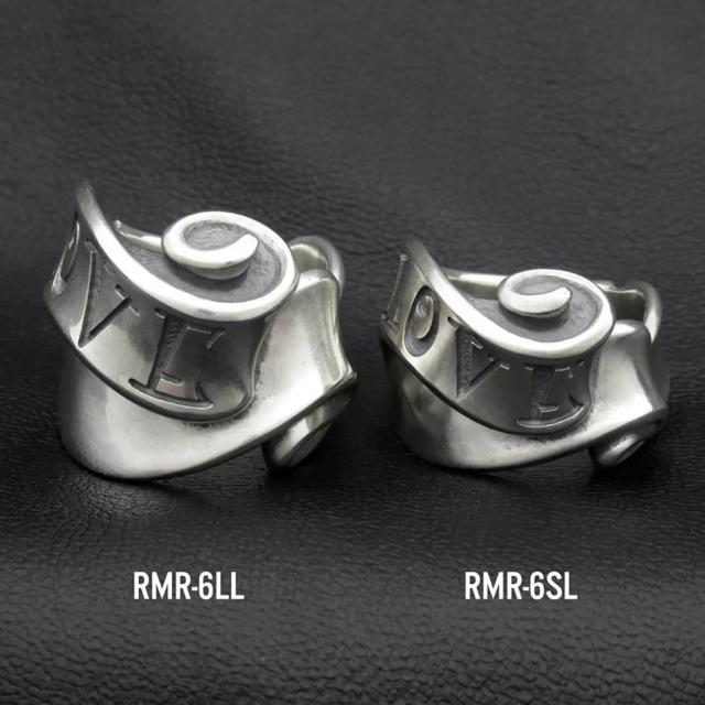 RAT RACE フラップ リボン リング L ラブ 指輪 7〜30号 シルバー 925 メンズリング メッセージ 文字 幅広 大きい 大きめ シルバーリング メンズ 男性_8