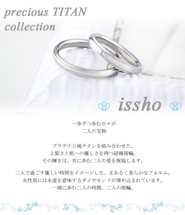 Tomo me-トモミ- プレシャスチタンコレクション チタン プラチナ ダイヤモンド マリッジリング 指輪_3