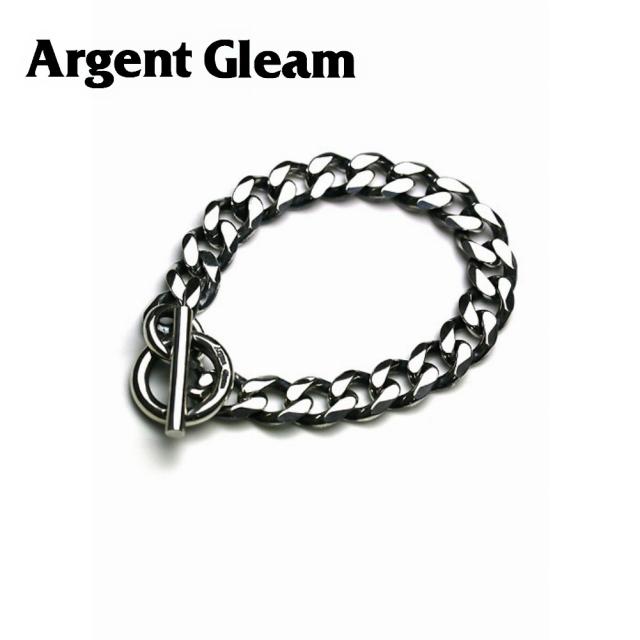 ArgentGleam アージェントグリーム ブレスレット AB-121 ブランド ARGENT GLEAM プレーン 細身 女性 刻印 サンダル シンプル ブレスレット チェーン