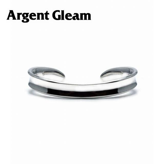 ArgentGleam アージェントグリーム シルバー925 バングル Flag Ribbon Bangle AB-476 ブランド ARGENT GLEAM 存在感 カーブ リング バングル シンプル