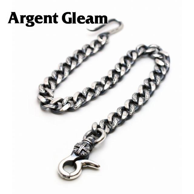 30cm ファッション アージェントグリーム NIRVANAウォレットチェーン