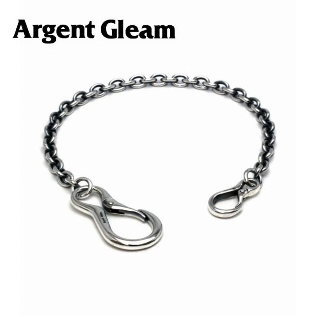 ArgentGleam アージェントグリーム シルバー925 ウォレットチェーン AG Carabiner Large&Small AC-241 ブランド ARGENT GLEAM ウォレットチェーン