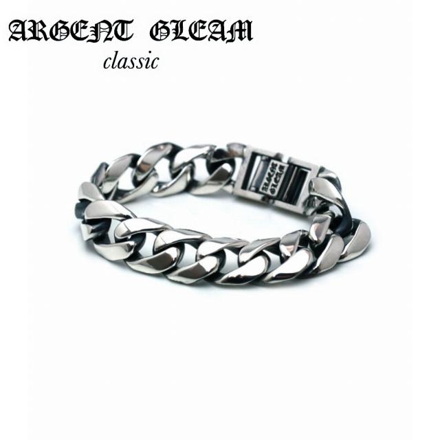 ArgentGleam Classic アージェントグリームクラシック シルバー925 ブレスレット Medium AGB-112 ブランド ARGENT GLEAM チェーンブレス 中折れ式