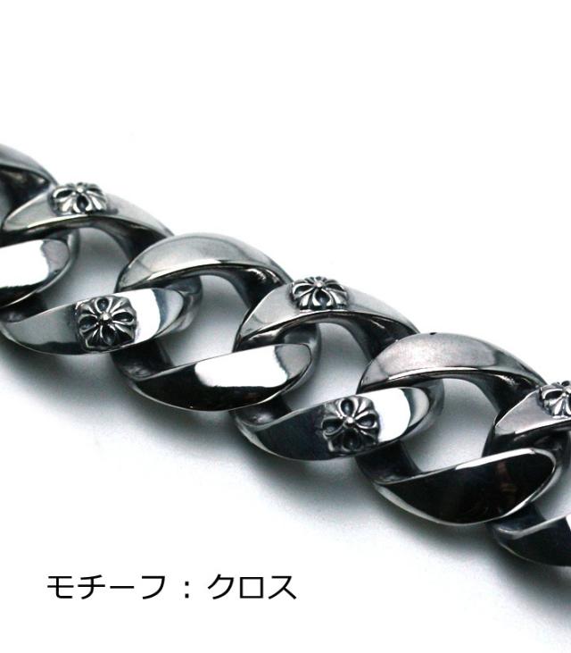 アージェントグリーム チェーンリンク クリップブレスレット フラワー