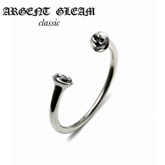ArgentGleam Classic アージェントグリームクラシック シルバー925 バングル ハート AGB-164 ブランド ARGENT GLEAM 重厚 リング バングル テール